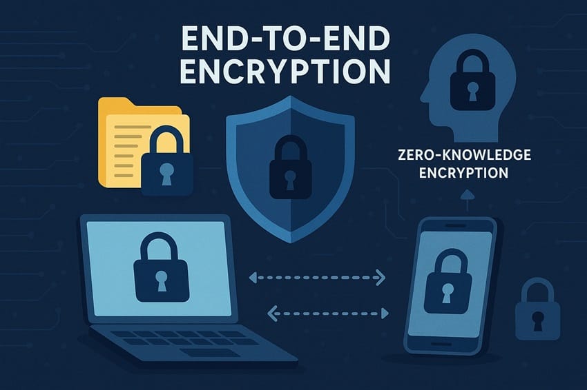 Công nghệ bảo mật của Mega Pro Công nghệ mã hóa end-to-end của Mega Pro bảo vệ dữ liệu tuyệt đối