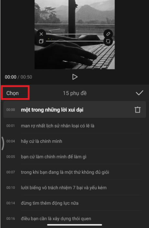 Chỉnh sửa phụ đề thủ công theo ý muốn Chỉnh sửa phụ đề thủ công theo ý muốn