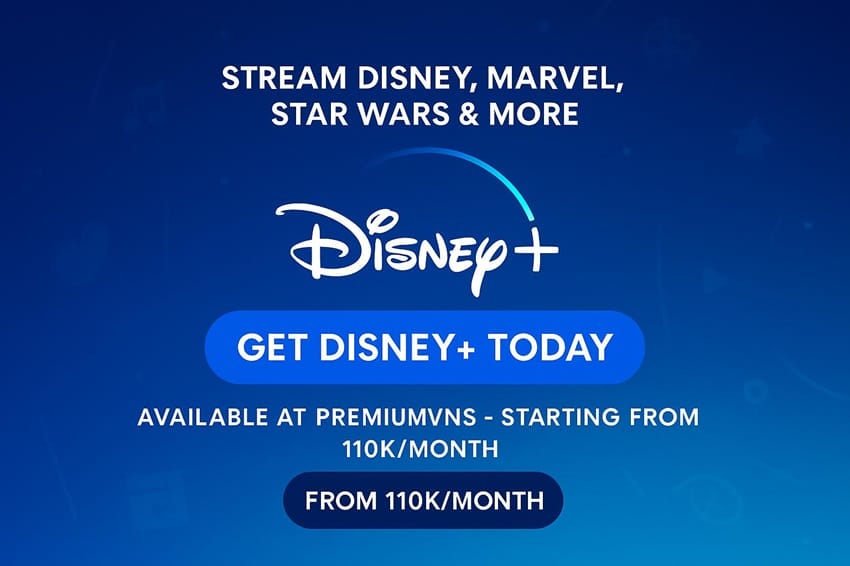 Mua và Đăng ký Disney Plus ngay Đăng ký Disney Plus ngay hôm nay - Có sẵn tại PremiumVNS từ 110k/tháng