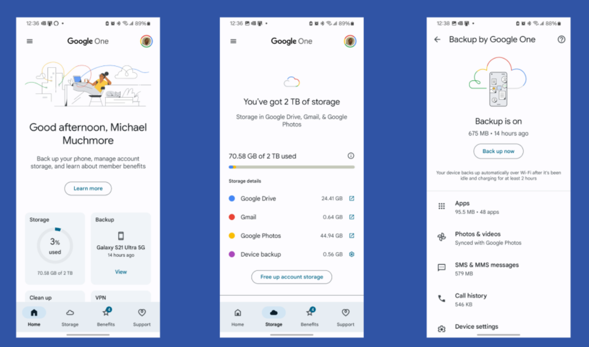 Google One sở hữu dung lượng lớn, linh hoạt theo nhu cầu Google One sở hữu dung lượng lớn, linh hoạt theo nhu cầu