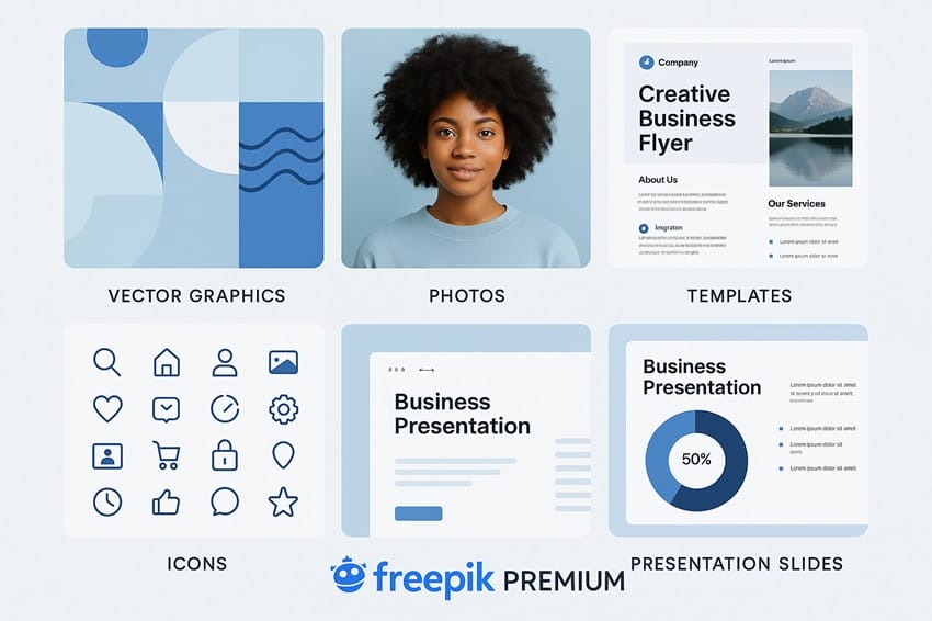 Lợi Ích Vượt Trội Khi Mua Freepik Premium Kho tài nguyên đa dạng của Freepik Premium