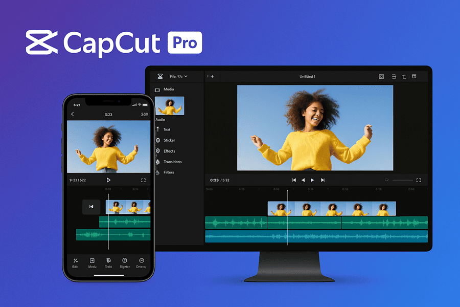 CapCut Pro - Phần mềm chỉnh sửa video chuyên nghiệp với AI tools