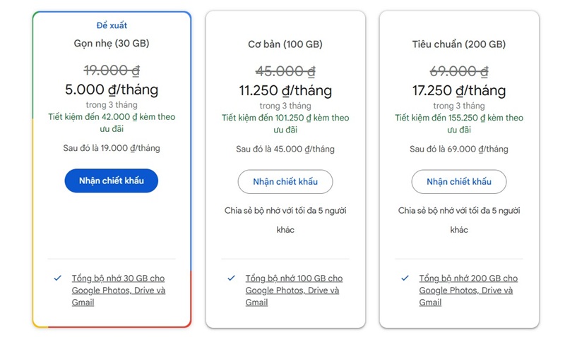 Google One là dịch vụ lưu trữ đám mây trả phí của Google
