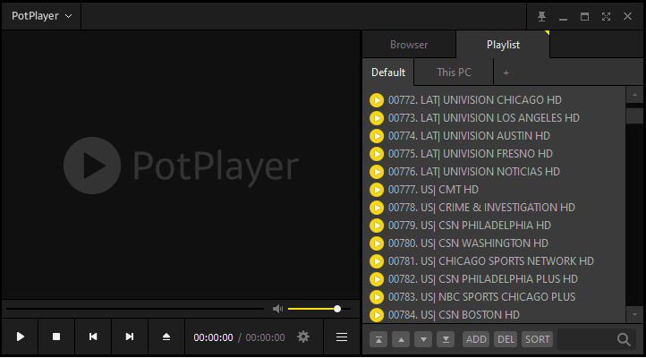 Hướng dẫn xem IPTV trên ứng dụng Potplayer Windows