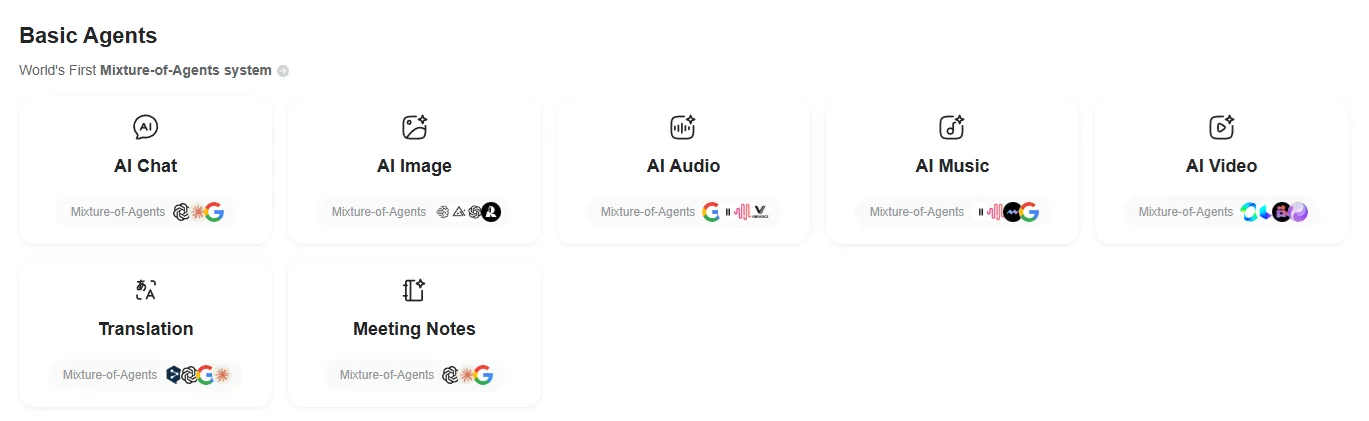 các tính năng Basic Agents trong genspark