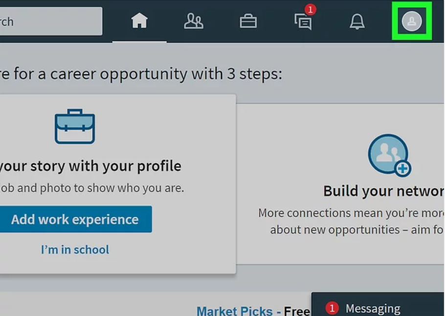 Truy cập trang chủ LinkedIn Truy cập trang chủ LinkedIn