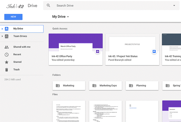 Với Google Drive, bạn có thể lưu trữ nhiều loại dữ liệu như tài liệu, ảnh, video, file âm thanh Với Google Drive, bạn có thể lưu trữ nhiều loại dữ liệu như tài liệu, ảnh, video, file âm thanh