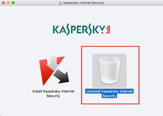 Gỡ bỏ Kaspersky Internet Security trên MacOS Gỡ bỏ Kaspersky Internet Security trên MacOS
