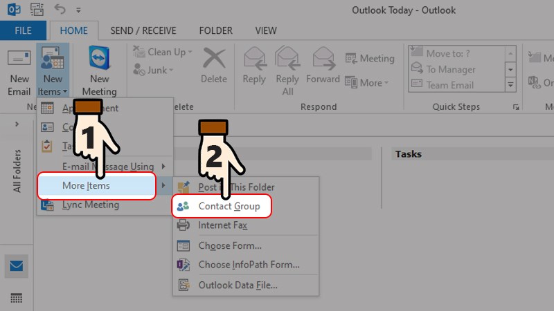 More Items Contact Group Outlook More Items Contact Group Outlook