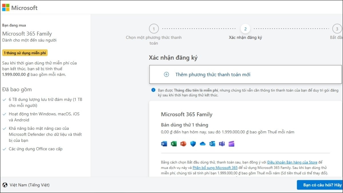 Bạn nhập thông tin thanh toán Microsoft Office 365 Bạn nhập thông tin thanh toán Microsoft Office 365