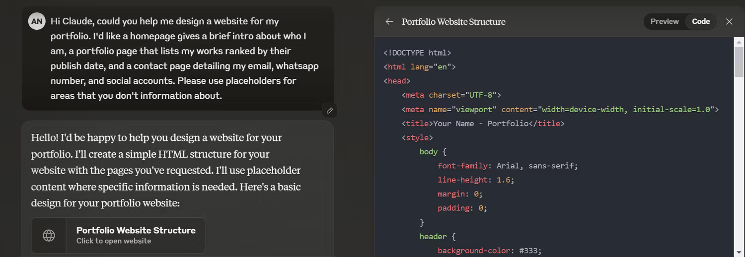 Tab Code HTML/CSS Claude Tab Code HTML/CSS Claude
