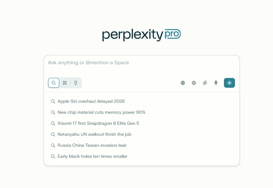 Minh họa tính năng của Perplexity AI - một bộ não AI kết nối trực tiếp đến các nguồn thông tin được xác thực