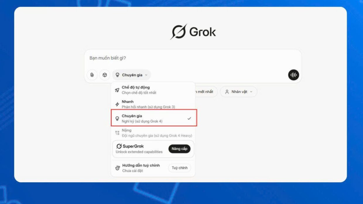 Hướng dẫn sử dụng Grok 4 miễn phí Hướng dẫn sử dụng Grok 4 miễn phí