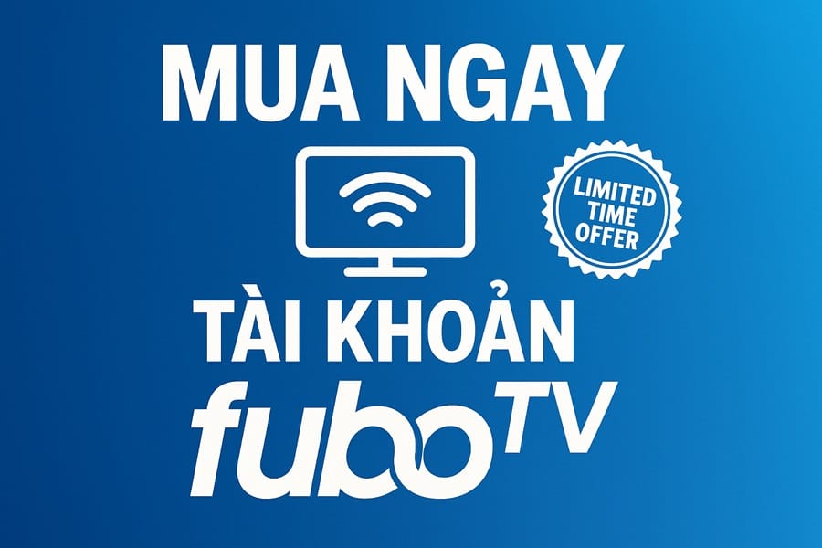 Mua ngay tài khoản fubo tv pro CTA mua fubotv