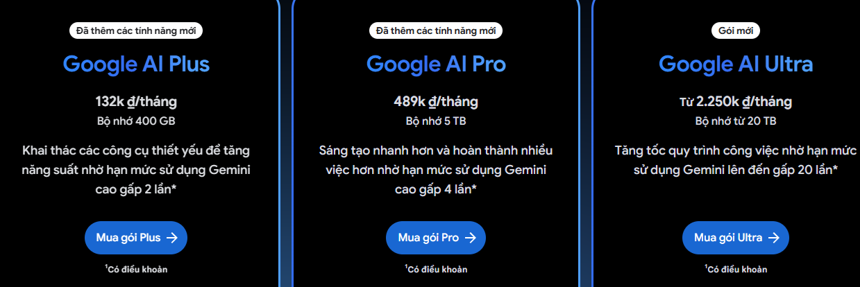 Nên mua tài khoản Google AI Ultra hay Google AI Pro
