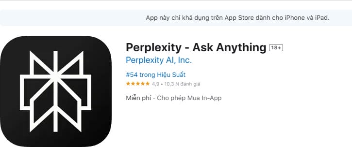 Perplexity AI Mobile: Hướng Dẫn Chi Tiết Từ A-Z 7 Cài đặt ứng dụng Perplexity mobile IOS