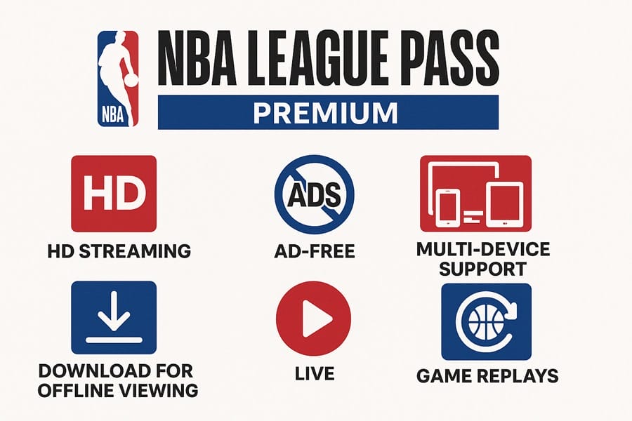 tính năng nổi bật NBA League Pass Premium