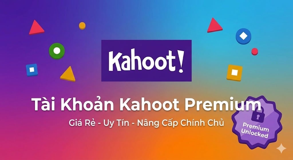 Dịch vụ mua Tài khoản kahoot giá rẻ tại Premiumvns