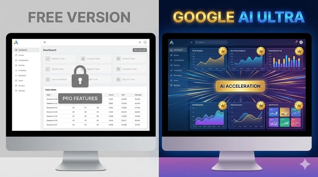 Tải Google Antigravity 2026: Link Chuẩn & Cài Đặt Nhanh 9 So sánh tính năng Google Antigravity bản miễn phí và bản trả phí Google AI Ultra.