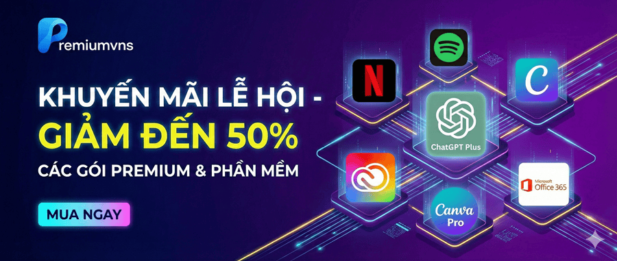 khuyến mãi 50% tại premiumvns