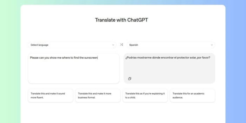 Top 7 công cụ dịch thuật được yêu thích nhất năm 2026 11 ChatGPT hỗ trợ dịch nội dung linh hoạt theo ngữ cảnh.