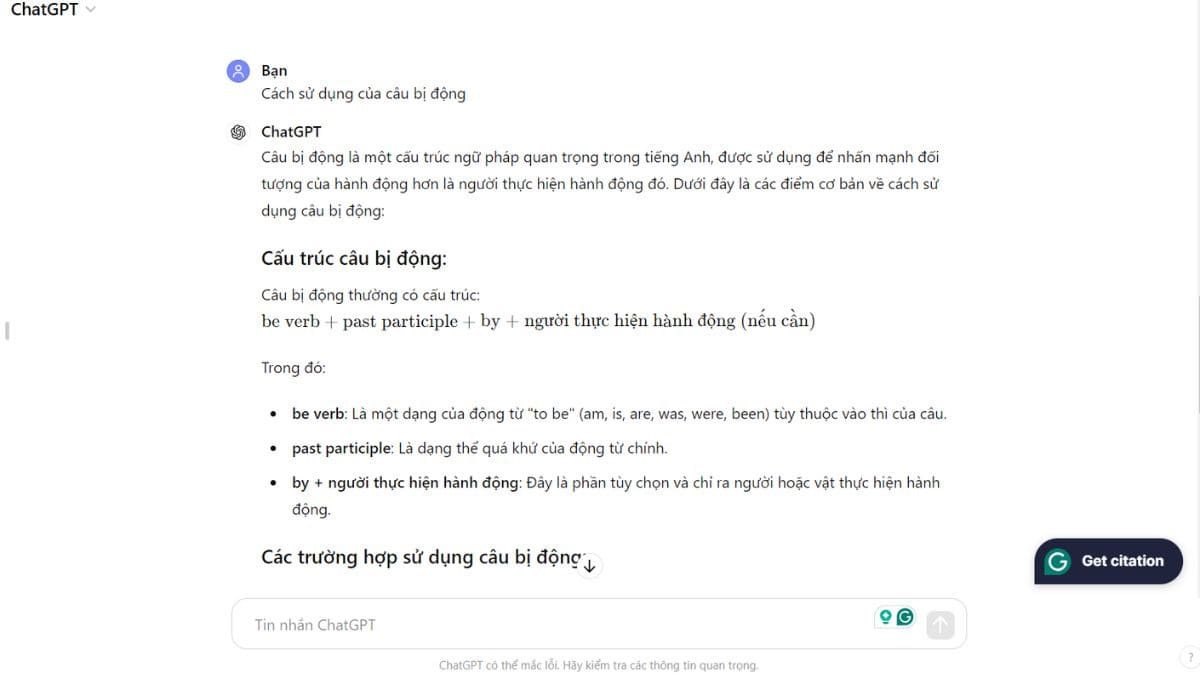 TOP 3+ công cụ sửa lỗi pháp tiếng Anh cực chuẩn từ AI 14 ChatGPT sửa lỗi và viết lại đoạn văn theo yêu cầu cụ thể của bạn
