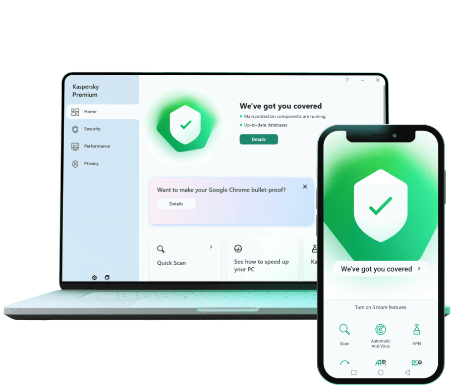 Sử dụng Kaspersky bản có phí hoặc miễn phí tùy vào nhu cầu của từng người