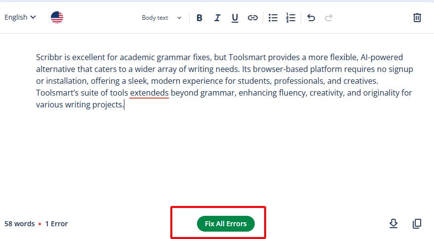 Kiểm tra ngữ pháp chính xác, miễn phí, lý tưởng cho bài luận