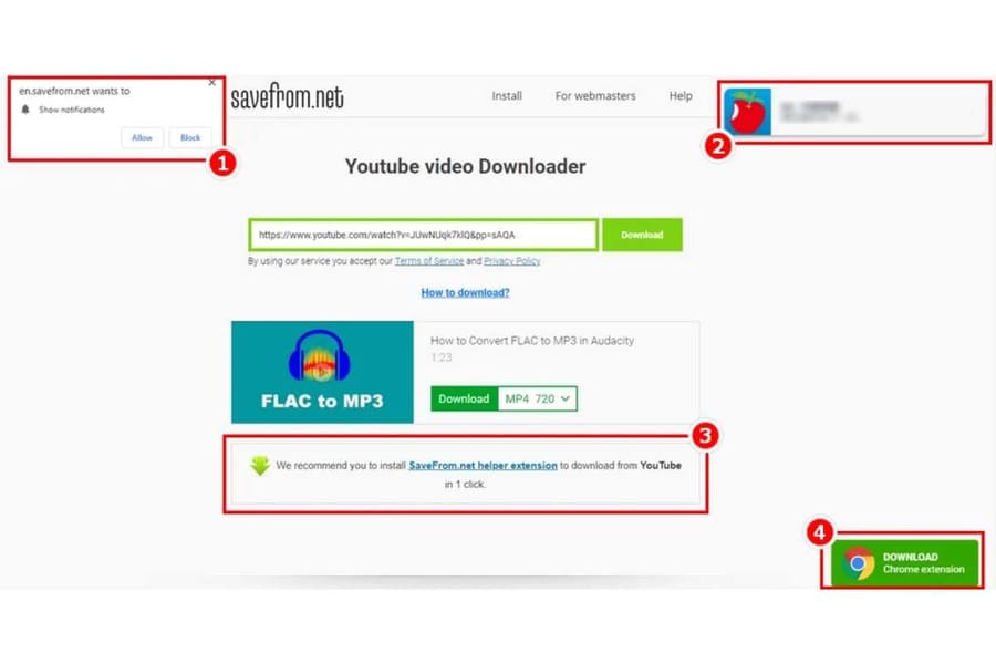 Tải video Youtube về điện thoại bằng website trực tuyến