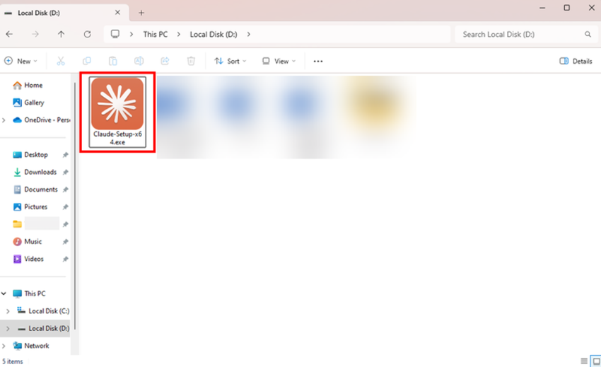 Tính năng nổi bật Claude AI Pro Hướng dẫn cài đặt Claude AI Pro trên máy tính bước 3