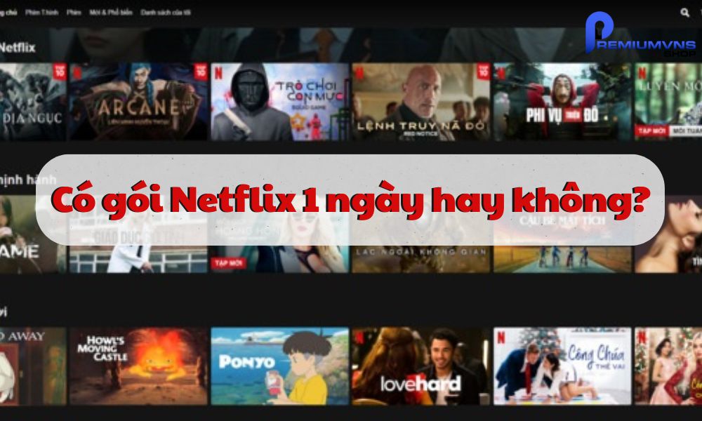 Có gói Netflix 1 ngày hay không? Vì sao không nên sử dụng gói Netflix 1 ngày? 4 Có gói Netflix 1 ngày hay không?