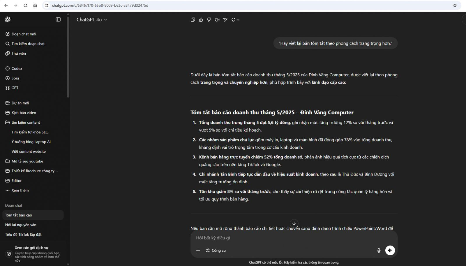 Trí tuệ nhân tạo ChatGPT - thông minh hơn nhờ mô hình AI mới, cải tiến liên tục 5 Sử dụng ChatGPT để tìm hiểu và tiếp cận kiến thức mới