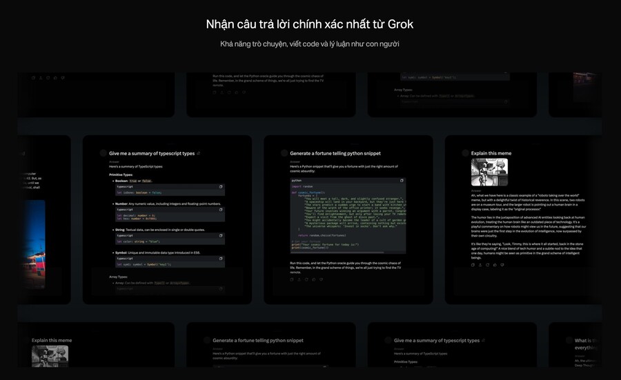 Viết code bằng nhiều ngôn ngữ trên Grok AI với tài khoản Pro
