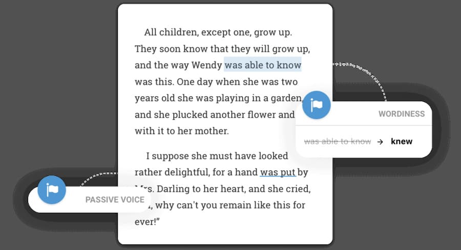 Thay đổi hướng tiếp cận của hành động để làm mới câu văn