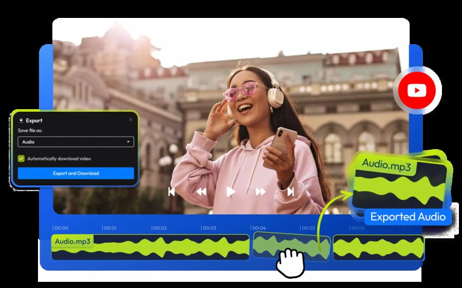 chuyen nhac tu youtube sang capcut 3