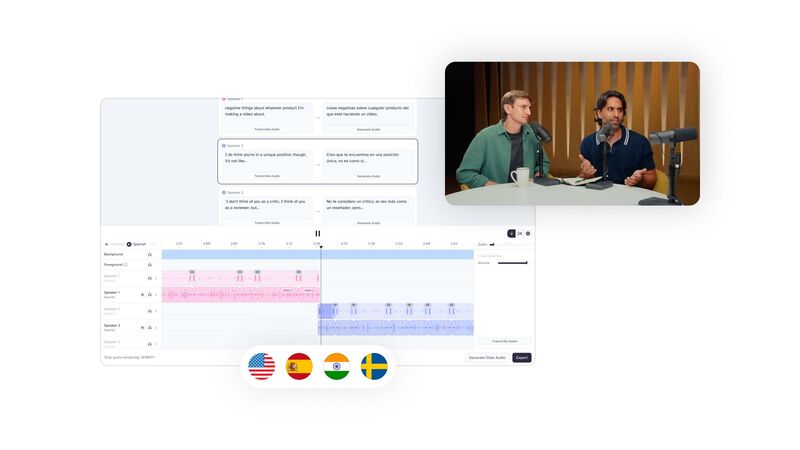 Tự động dịch ra nhiều thứ tiếng với AI Dubbing Studio trên ElevenLabs AI