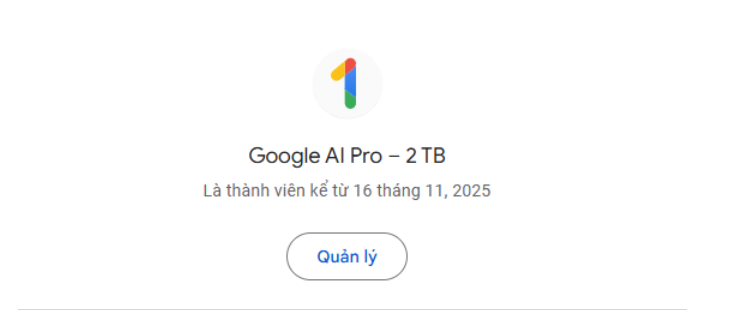 Hướng dẫn mua Google One tại Premium VNS bước 3