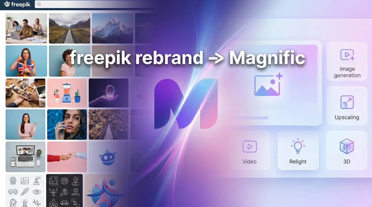Freepik đổi thành Magnific 2026: Có gì thay đổi?