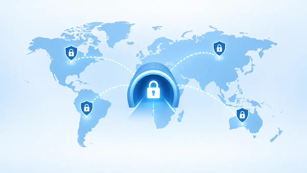 8 sự thật về dịch vụ VPN mà bạn nên biết 4 Bản đồ thế giới với các khu vực hạn chế VPN