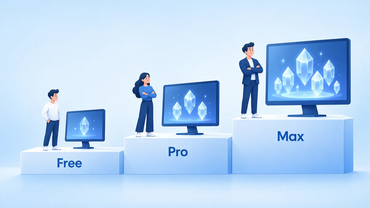 Các gói Free, Pro và Max của Claude và quyền dùng từng dòng mô hình
