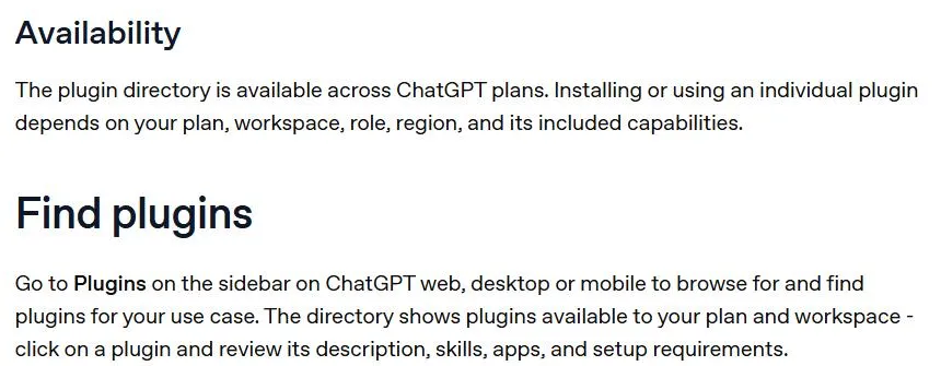 Plugins ChatGPT là gì? Cách dùng plugin trong ChatGPT 6 Mục Find plugins trên trang trợ giúp Plugins in ChatGPT của OpenAI