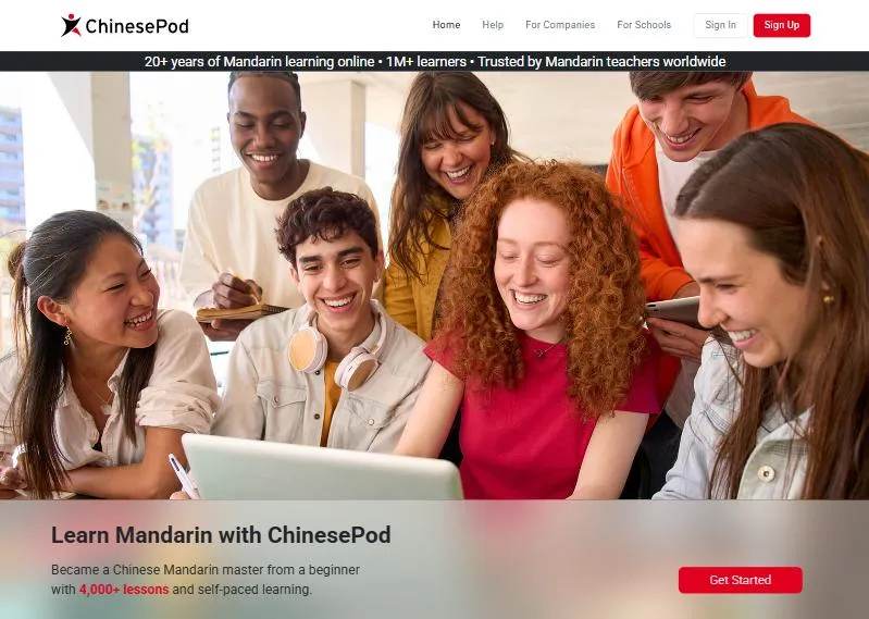 Trang chủ ChinesePod: hơn 20 năm dạy tiếng Quan thoại trực tuyến, hơn 4.000 bài học